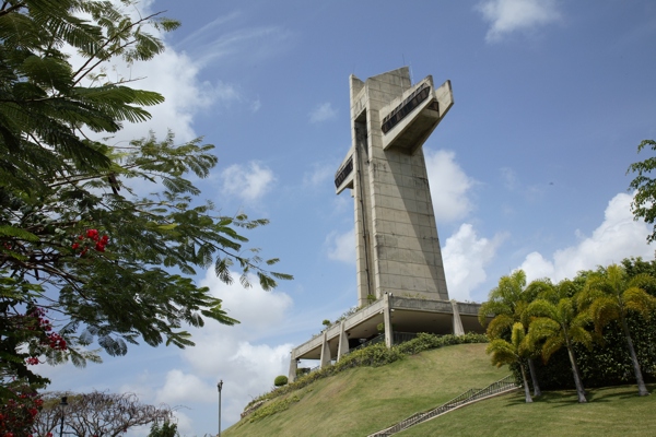 Cross on hill - an observation point