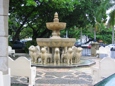 Fountain in outer patio
