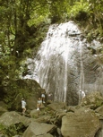 Coca Falls, a stop on the rainforest tour
