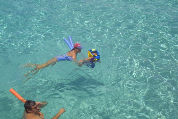 More snorkeling